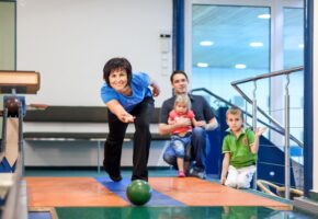 Interiérová sportoviště hotelu Horizont